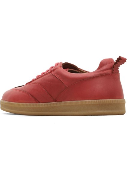Kırmızı Deri Kadın Spor Ayakkabı 01WE4402 01WE4402 fırsatları
