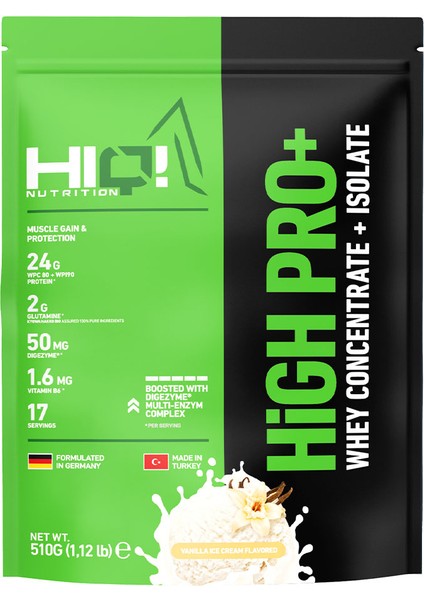 High Pro+ 510GR Vanilla Ice Cream Flavored