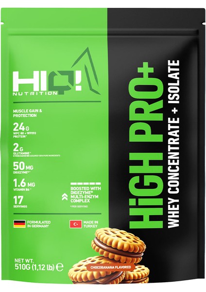 High Pro+ 510GR Chocobanana Flavored