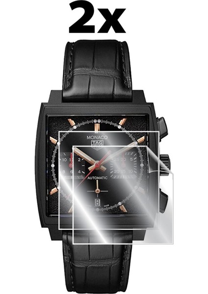 Tag Heuer Monaco CBL2180.FC6497 Chronograph (Dark Lord) Ipg Hydrogel Ekran Koruyucu (2 Adet)