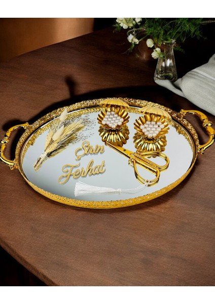 Togetherness Oval Söz Nişan Tepsisi