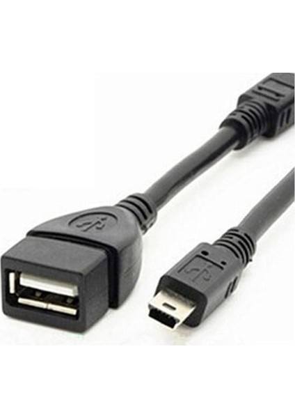 5 Pin Mini USB Otg Kablo V3 5 Pin Otg USB Çevirici Kablo 2 Adet