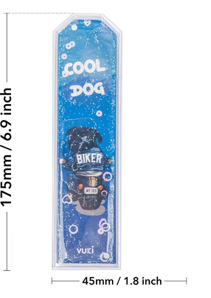 Köpek Desenli Simli Sulu Kitap Ayracı fırsatları
