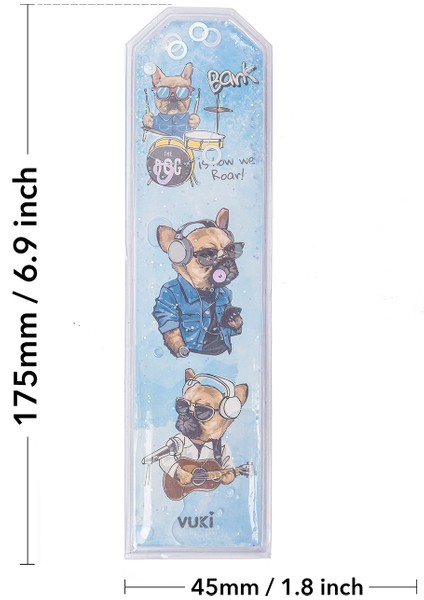 Köpek Desenli Simli Sulu Kitap Ayracı