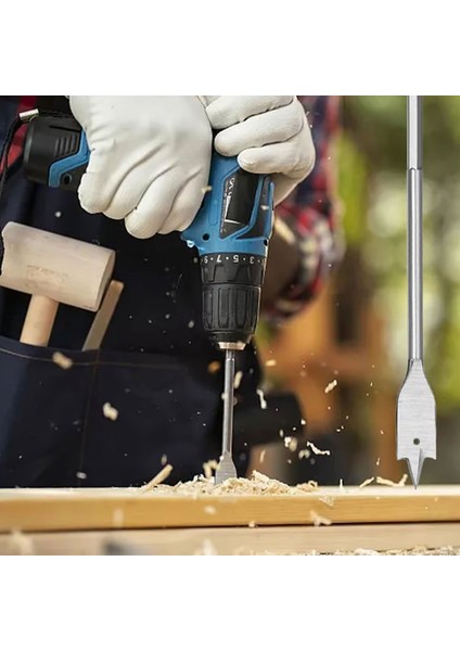 Matkap Ucu Ahşap Delme Ucu Tahta Sunta Plastik Alçıpan Delme Ucu Bits Yaprak Uç 14 mm