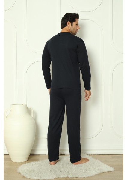 Flkm 5010 Interlok Kalın Kışlık Desenli Erkek Ev Pijama Takımı fiyatları