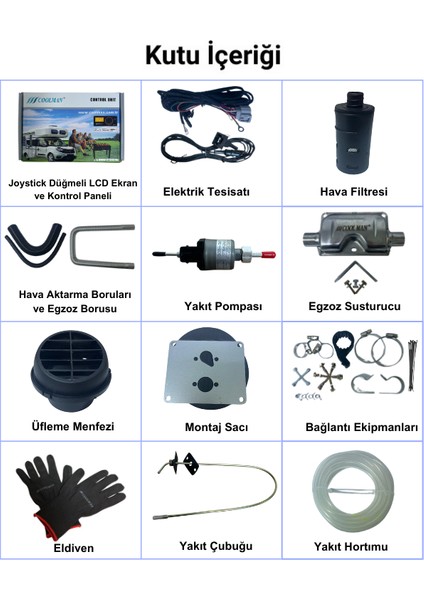 Webasto Tipi Eko Paket Dizel Isıtıcı 2.8 Kw (12-24V) indirimleri