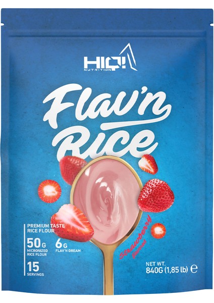 Flav'n Rice 840G Strawberry Flavored