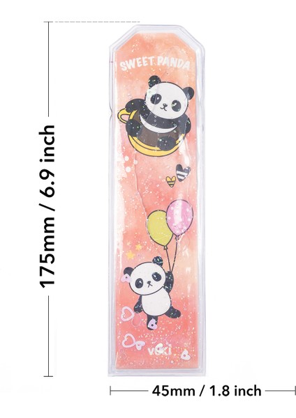 Panda Desenli Simli Sulu Kitap Ayracı indirimleri