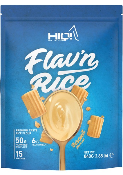 Flav'n Rice 840G Biscuit Flavored