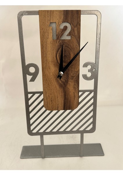 Grı Metal Mdflı Masa Saatı fiyatları