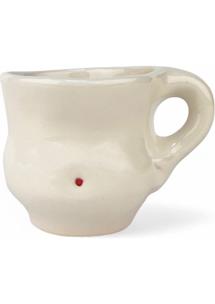 Göbiş El Yapımı Seramik Kahve Kupası