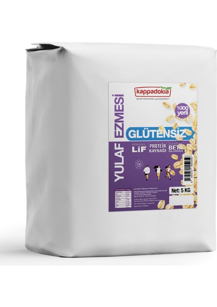 Büyük Ekonomik Boy Glütensiz Yulaf Ezmesi 5 Kg