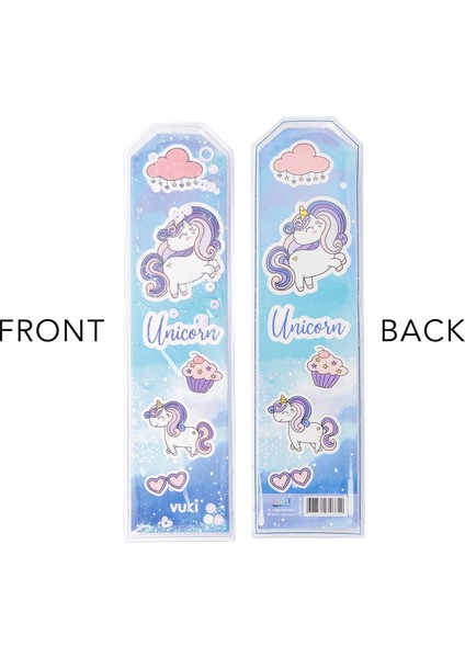 Unicorn Desenli Simli ve Sulu Kitap Ayracı