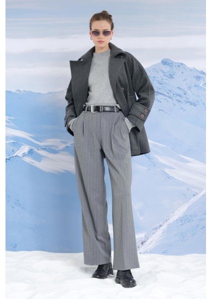 Kısa Kruvaze Kaban Antrasit modelleri