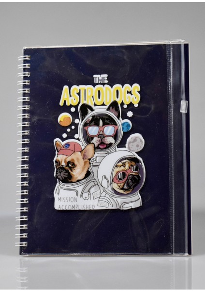 Astrodogs Çanta Kapaklı Defter