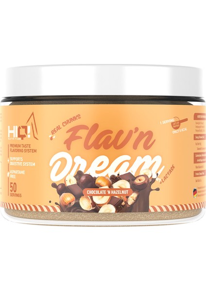 Flavn Dream 150G Chocolate Hazelnut Flavored