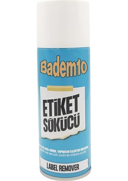 Etiket Sökücü Yapışkan Mastik Artığı Sökücü Sprey 200 ml Cam Metal Ahşap Mobilya Zemin Uygulaması fiyatları