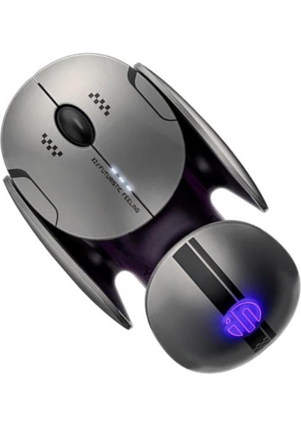 3 Modlu 300MAH Şarj Edilebilir Rgb Işıklı 2400DRI Gaming Mouse, Ultra Sessiz,gecikmesiz Mouse