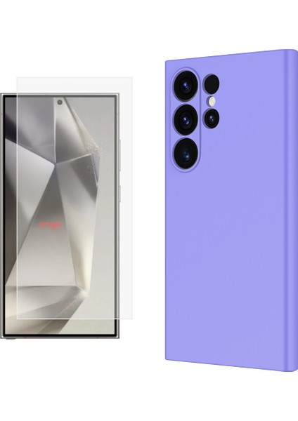 Samsung Galaxy S25 Ultra Kılıf Zore Mara Lansman Kapak + Nano Ekran Koruyucu