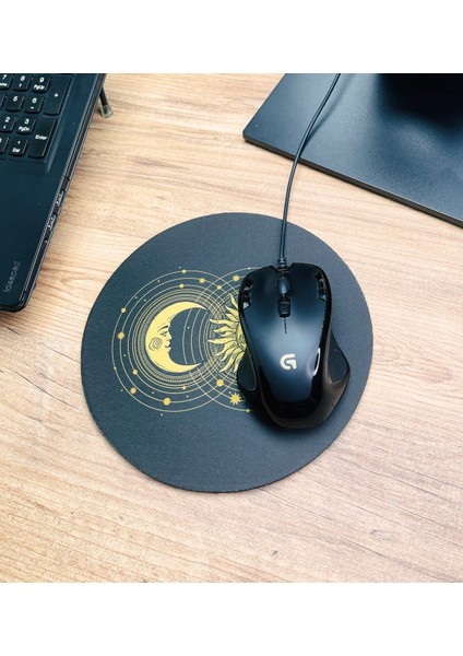 Tarot Tasarımlı Oval Mouse Pad