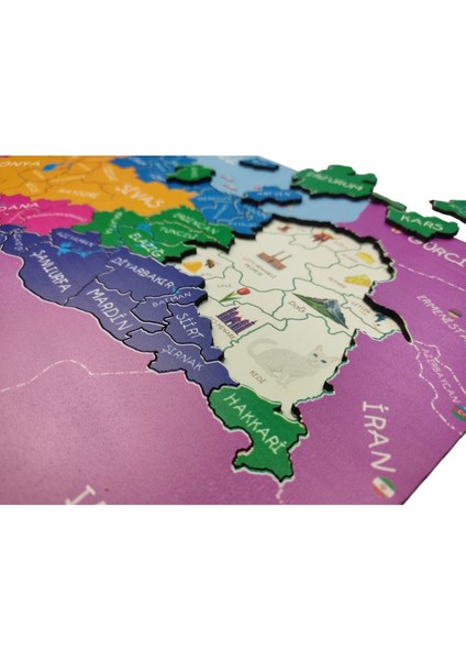 Türkiye Puzzle ve Kültür Haritası Yapboz Eğitici Oyuncak modelleri