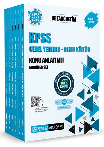 2026 KPSS Orta Öğretim Genel Yetenek Genel Kültür Konu Anlatımlı