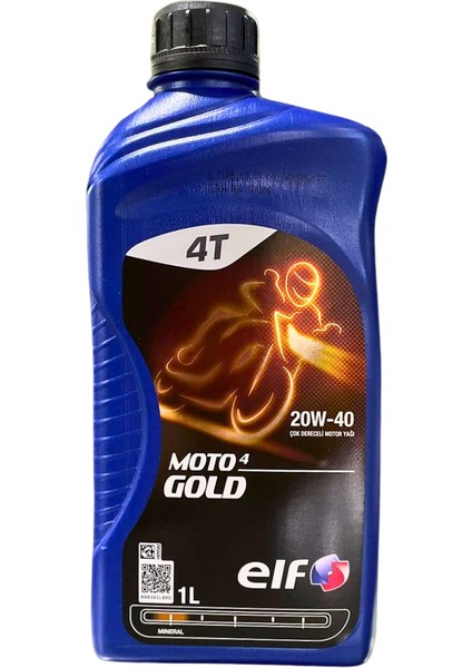 Moto4 Gold 20W40 Motosiklet Yağı 1lt