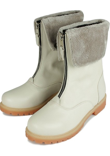 112407 318 Kadın Ten Kürklü Büyük Numara Bot indirimleri