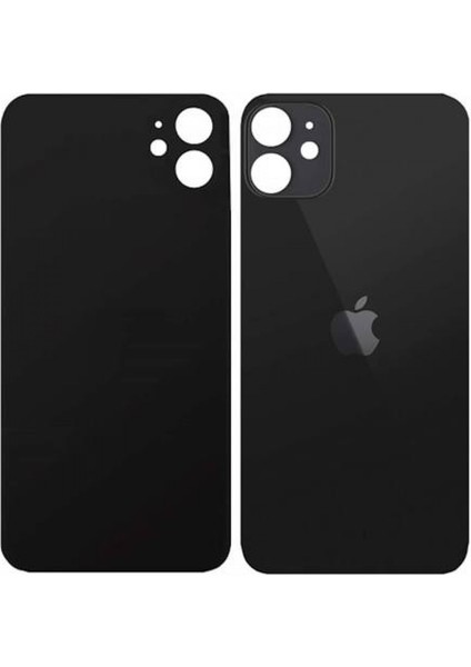 Apple iPhone Uyumlu 11 Arka Pil Kapağı Siyah