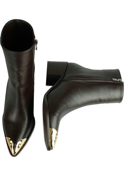 411794 232 Kadın Kahve Büyük & Küçük Numara Bot indirimleri