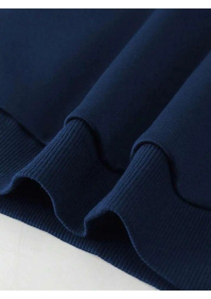 Erkek Paris Baskılı Bisiklet Yaka Sweatshirt fiyatları