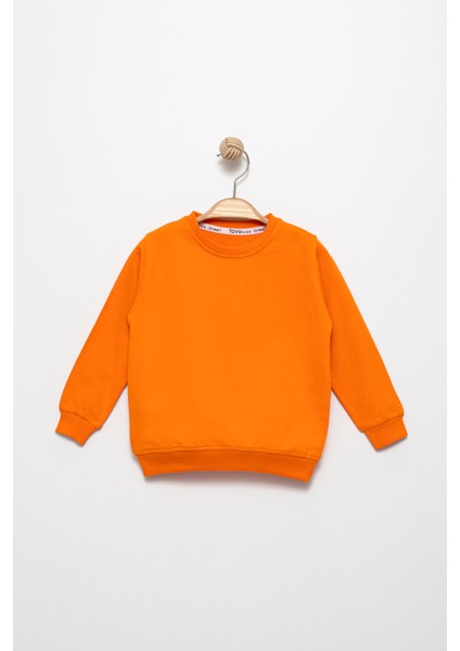 Erkek Çocuk Basic Mavsimlik 2 Iplik Penye Bisiklet Yaka Sweatshirt