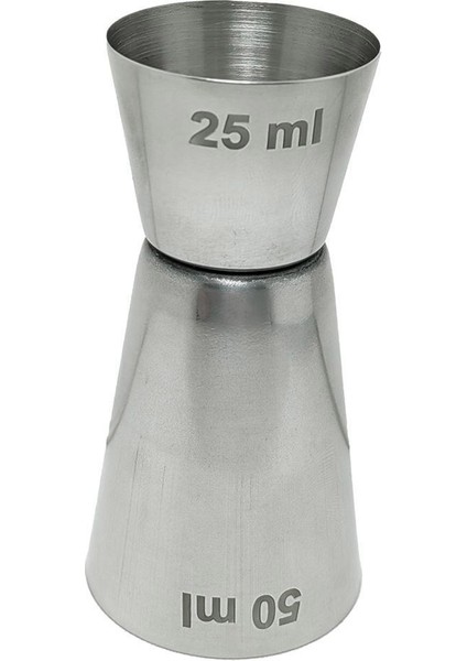 Çelik 25 ml - 50 ml 25/50 Bar Kokteyl Bardak İkili Jigger CIN436