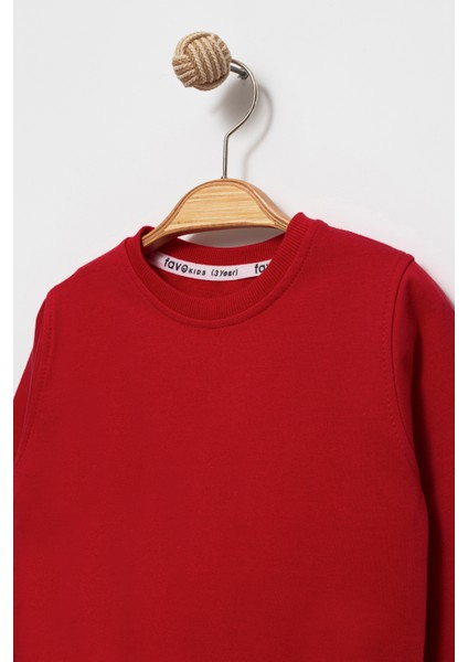 Erkek Çocuk Basic Mavsimlik 2 Iplik Penye Bisiklet Yaka Sweatshirt fiyatları