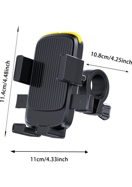 Gidon Bağlantılı Cep Telefonu Tutucusu, Bisiklet Motosiklet, Darbeye Dayanıklı, Sarsıntı Önleyici fırsatları