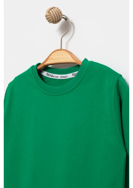 Erkek Çocuk Basic Mavsimlik 2 Iplik Penye Bisiklet Yaka Sweatshirt fiyatları