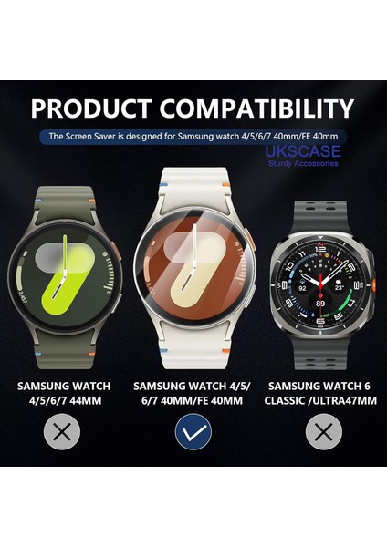 Samsung Galaxy Watch 6 (40MM) Uyumlu Nano Cam Ekran Koruyucu indirimleri