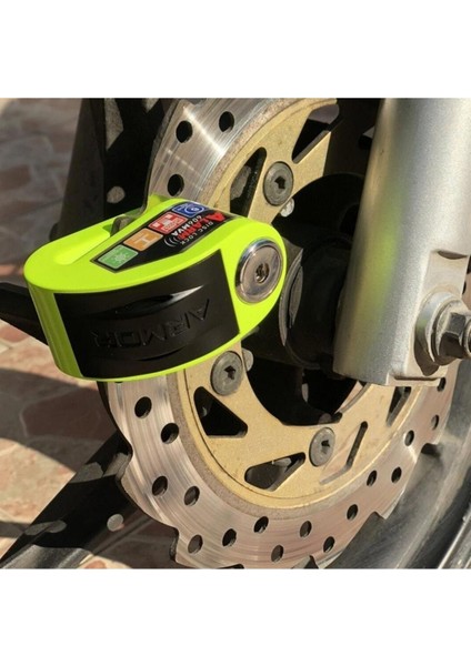 60MVA 6MM120DB Alarmlı Yeşil Disk Kilidi