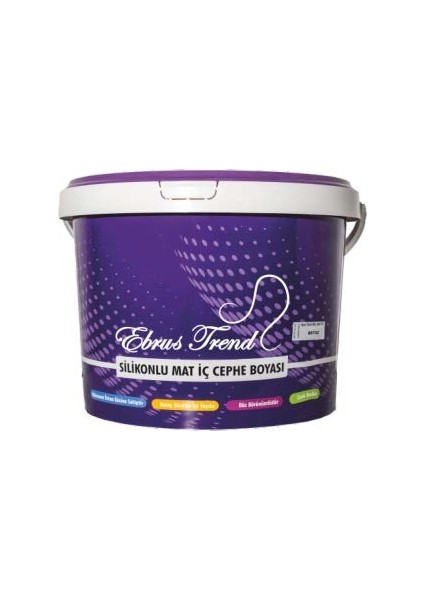 3.5 kg SİLİKONLU-beyaz MAT İÇ CEPHE BOYASI