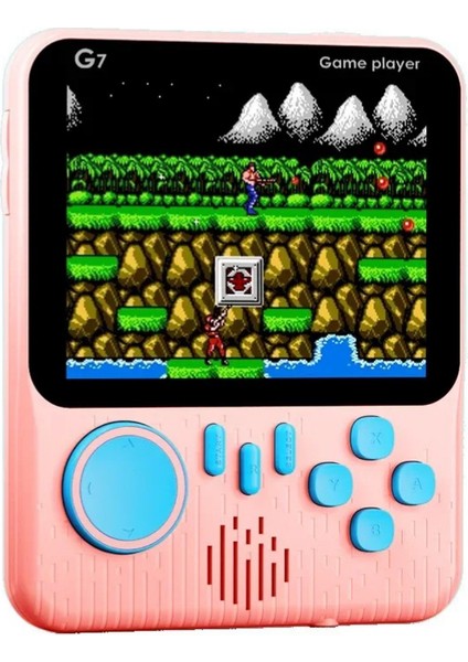 Mini Atari Taşınabilir Oyun Konsolu 3.5 Inç Ekran Çift Konsol 666 Adet Retro Oyun Gameboy El Atarisi