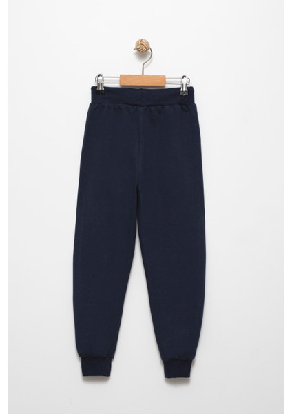 Erkek Çocuk Basic Jogger Eşofman Altı - Lastikli Paça ve Kordonlu Bel