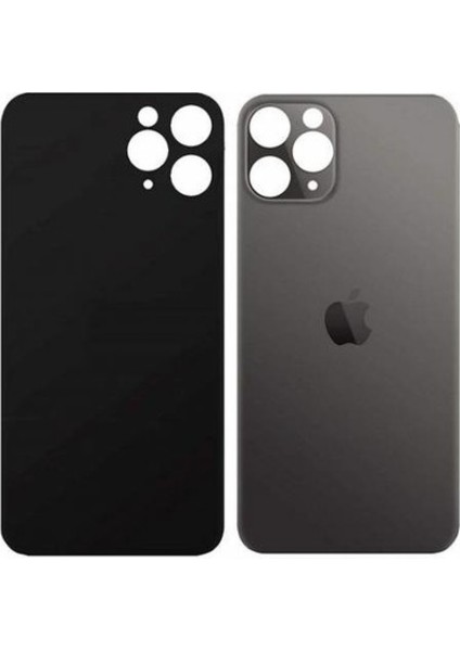 Apple iPhone Uyumlu 11 Pro Arka Pil Kapağı Siyah