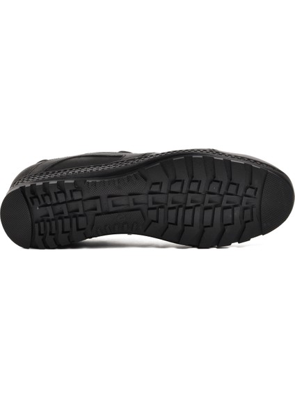 Ayakmod Siyah Deri Erkek Günlük Ayakkabı indirimleri