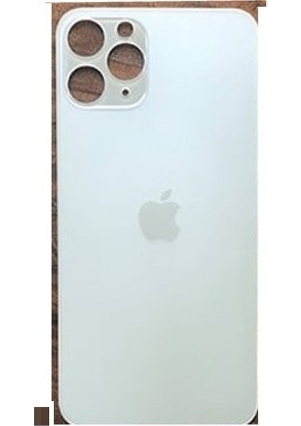 Apple iPhone Uyumlu 11 Pro Kapak Arka Pil Kapağı Beyaz