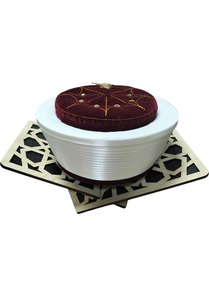 Lüks Sarık, Yumuşak Sarık, Fes, Takke, Cübbe, Bordo Sarık, İmam Sarığı , S223