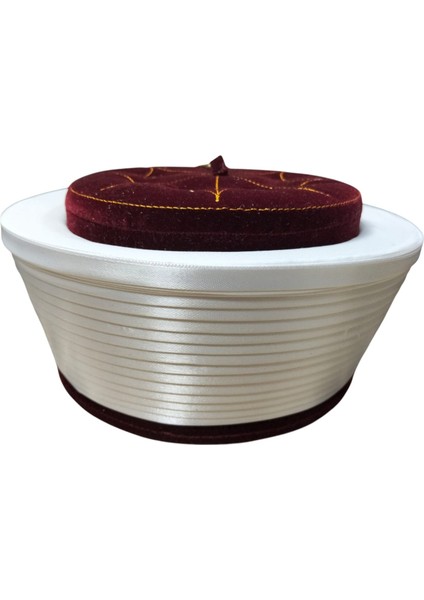 Lüks Sarık, Yumuşak Sarık, Fes, Takke, Cübbe, Bordo Sarık, İmam Sarığı , S223
