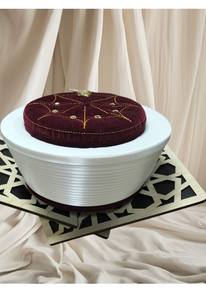 Lüks Sarık, Yumuşak Sarık, Fes, Takke, Cübbe, Bordo Sarık, İmam Sarığı , S223