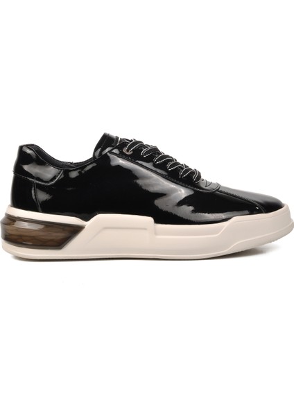 Ayakmod Siyah Rugan-Beyaz Erkek Sneaker