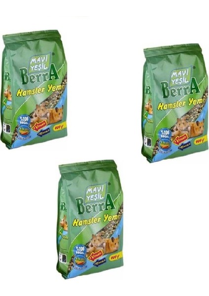 Berra Hamster Yemi 400 gr 3 Adet